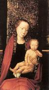 Virgin and Child Enthroned, Hans Memling